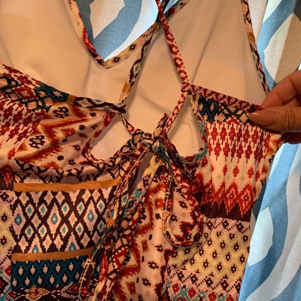 Boho one piece swimsuit - Picture 3 of 4